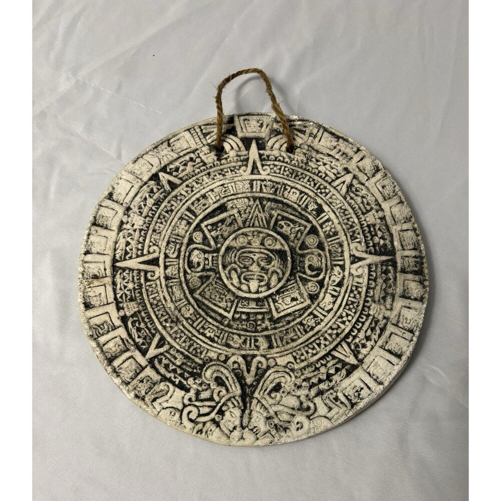Aztec Solar Calendar Aztec Sun Stone Wall Art Hanging Plaque